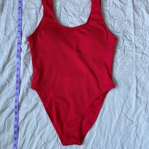 Mossman Red Women's One Piece Swimsuit
